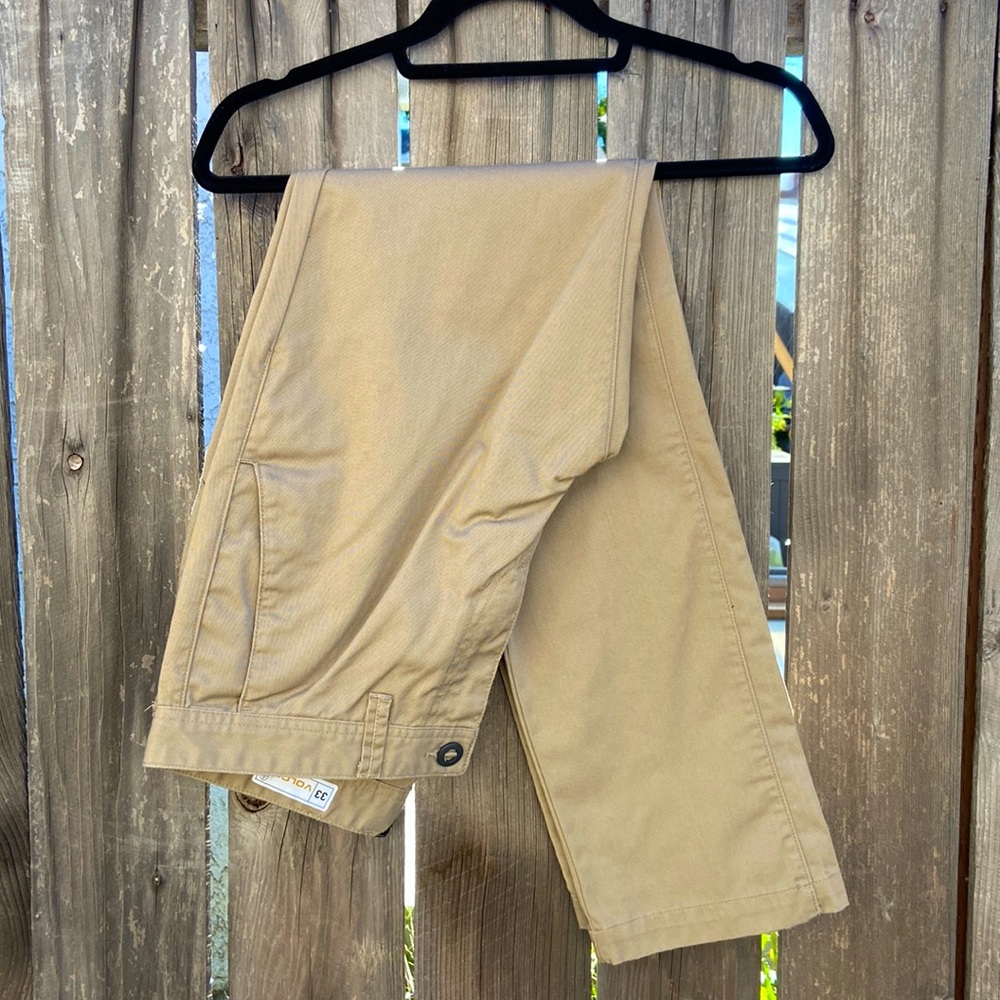 Men’s Volcom Khaki / Tan Pants 33x32
